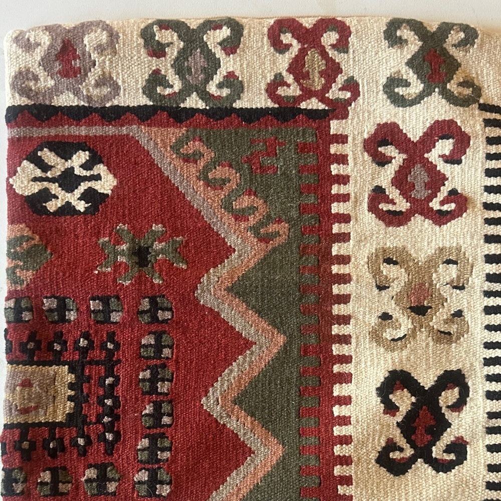 Rare wool blend Pottery Barn pillow cover